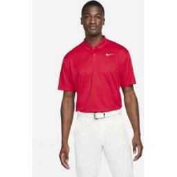 Nike Dri-Fit Victory Golf Polo Shirt Mens Rouge/Blanc XL Male