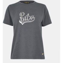 Biba Logo T-Shirt Léopard gris 12 (M) Female