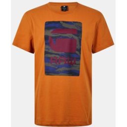 G-star Camo Box Graphic T-Shirt Ambre Petit Male