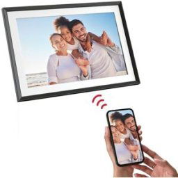 Agfaphoto Frameo Cadre photo numérique WiFi 10 pouces, noir