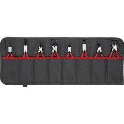 Knipex 00 19 58 V01 Jeu de pinces pour circlips Adapté pour (pinces pour circlips) circlips intérieurs et extérieurs 12-25 mm, 19-60 mm 10-25 mm, 19-60 mm