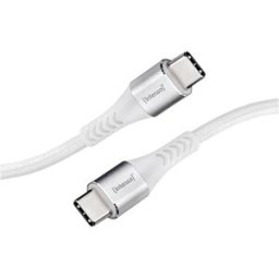 Intenso Câble USB USB 2.0 USB-C® mâle, USB-C® mâle 1.50 m blanc gaine textile 7901002