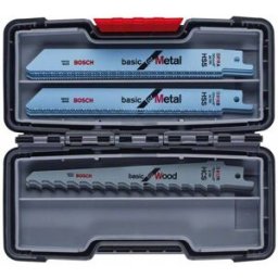Bosch Accessories 2607010901 Set de lames de scie-sabre Wood and Metal Basic, 15 pièces 1 set