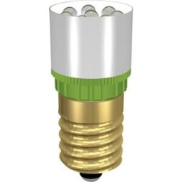 Signal Construct MCRE148378 Voyant de signalisation LED vert ultra E14 230 V/DC, 230 V/AC 37000 mcd