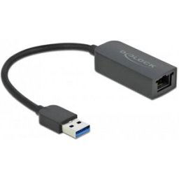 Delock USB 2.0 Adaptateur [1x USB-A mâle - 1x RJ45 femelle] 66646 0.16 m