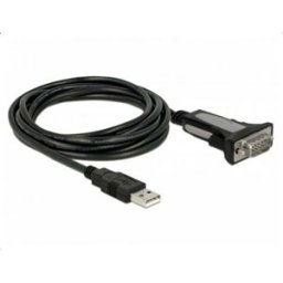 Delock USB 2.0 Adaptateur [1x USB 2.0 type A mâle - 1x RS232 mâle] 65962 3 m