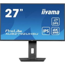 Moniteur LED Iiyama ProLite XUB2792UHSU-B6 CEE F (A - G) 68.6 cm 27 pouces 3840 x 2160 pixels 16:9 4 ms HDMI™, DisplayPort, casque (jack 3,5 mm), USB-C®, USB