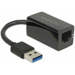 Delock USB 2.0 Adaptateur [1x USB-A mâle - 1x RJ45 femelle] 65903 12.7 cm