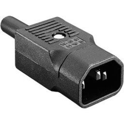 Bulgin PX0686 Connecteur dalimentation mâle noir 1 pc(s) Box