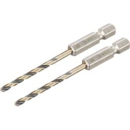DEWALT DT20602-QZ HSS-G Foret pour le métal 2 pièces 3 mm Longueur totale 72 mm protégé contre la corrosion hexagonal 2 pc(s)