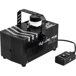 EuroLite DYNAMIC FOG 600 Machine à brouillard avec étrier de fixation, avec télécommande filaire, avec effet lumineux