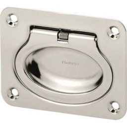 Rohde EE-01.R075.39 Poignée rabattable pour vis à tête fraisée argent (L x l x H) 75 x 10 x 58 mm 1 pc(s)
