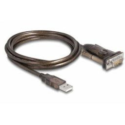 Delock USB 2.0 Adaptateur [1x USB 2.0 type A mâle - 1x RS232 mâle] 62646 1.5 m