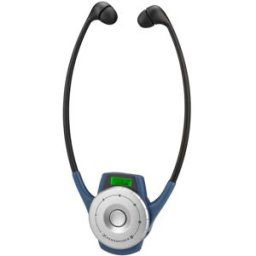 Sennheiser HDE 2020-D-II Récepteur pour casque d'écoute, numérique, 6 ou 8 canaux, 863-865 MHz, batterie système (8h), bleu.