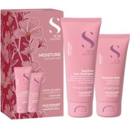 Alfaparf Milano Semi di Lino Moisture Minisize Kit Kit de voyage pour une hydratation intense