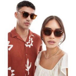 AJ Morgan - On Alert - Lunettes de soleil carrÃ©es avec verres marron - Ambre-Orange Orange No Size unisex