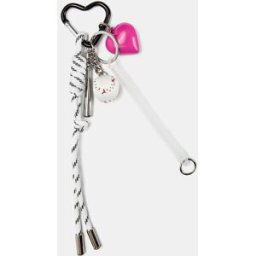 Pull&Bear Porte-Clés Multicharms Blanc M female
