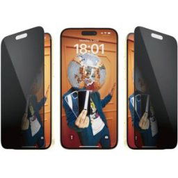 PanzerGlass Privacy Screen Protector Film de protection pour écran Apple iPhone 15 Plus 1 pc(s) protection latérale contre les regards P2827