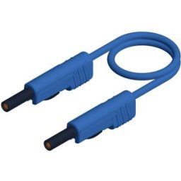 SKS Hirschmann MLB 200/1 V bl Cordon de mesure Banane mâle 4 mm Banane mâle 4 mm 2.00 m bleu 1 pc(s)