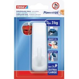tesa Powerstrips XL Crochet adhésif rectangulaire blanc Contenu: 1 pc(s)