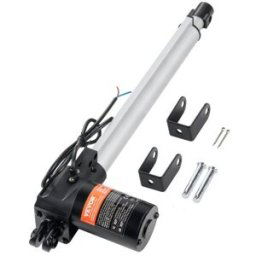 VEVOR Actionneur Linéaire 12 V, Actionneur de Mouvement Linéaire Robuste 300 mm 6000 N 5 mm/s avec Support de Montage et Protection IP44 pour Portes Électriques, Machines Industrielles, Navires, Cargo