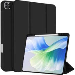 4Smarts Folio Case Basic Etui pour tablette Apple iPad Pro 13 (M4, 2024) 33 cm (13) Book Cover noir