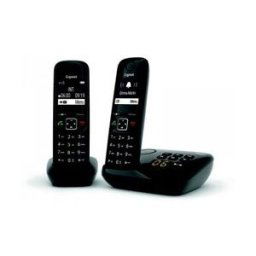 Siemens Gigaset as690a duo téléphone analog/dect noir