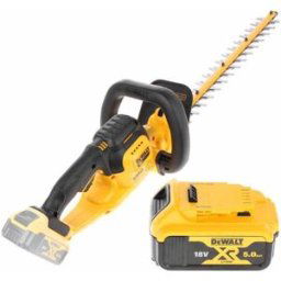 Taille-haies électrique à batterie DEWALT DCMHT563P1-QW - lame de 55cm - Batterie 18V 5Ah