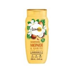 Lovea Shampoing au Monoï et à l'Huile de Karité 250 ml - Flacon 250 ml
