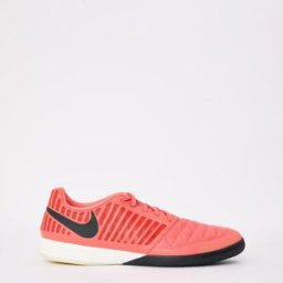 Nike Lunargato Ii Indoor Court Low Top Football Boots Adults Orange/Gris 6.5 (40.5) Male
