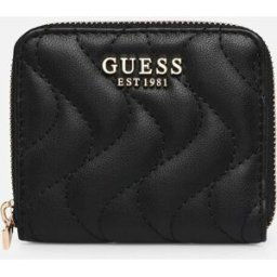 ECO MAI SLG SMALL ZIP AROUND par Guess Noir T.U Sacs