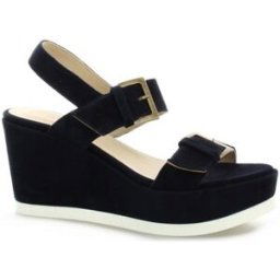 Sandales Vidi Studio Nu pieds cuir velours Marine