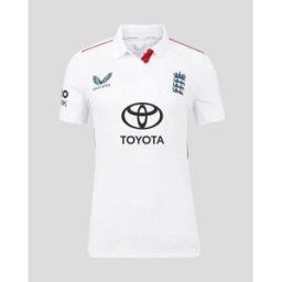 Castore England Test Shirt 2025 Adults Blanc Brillant L Male
