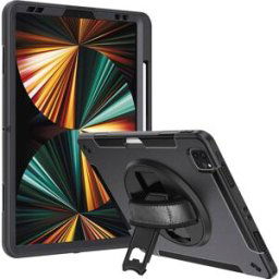 4Smarts RGRIP Etui pour tablette Apple iPad Pro 12.9 (Gen.4, 2020), iPad Pro 12.9 (Gen.5, 2021), iPad Pro 12.9 (Gen.6, 2022) 32,8 cm (12,9) Coque arrière noir