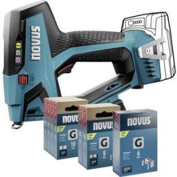 Novus Tools J-551 031-0374 Agrafeuse sans fil pour type dagrafe Type 11, Type 53F Longueur de lagrafe 6 - 14 mm sans batterie, sans chargeur