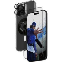 PanzerGlass 4-in-1 Protection Verre de protection décran Apple iPhone 16 Pro Max 1 pc(s) anti-traces de doigts, résistant aux éraflures B1294+2864+1284+S