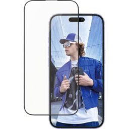 PanzerGlass Aluminium Frame Verre de protection décran Apple iPhone 15, iPhone 16 1 pc(s) anti-traces de doigts, résistant aux éraflures 2849