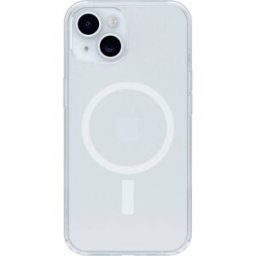 Otterbox Symmetry Series Coque arrière Apple iPhone 13, iPhone 14, iPhone 15, iPhone 16e transparent chargement par induction, compatible avec MagSafe 77-98189