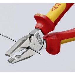 Knipex 02 06 200 VDE Pince universelle à forte démultiplication 200 mm DIN ISO 5746, DIN EN 60900