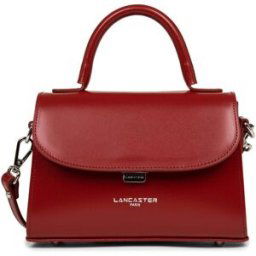 Lancaster Maroquinerie Sac à main A rabat avec fermoir S Suave Even en cuir rouge carmin female