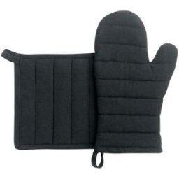 Maison Vivaraise Lot gant/manique recyclé Jona Noir 15 x 30 15 x 30 cm unisex
