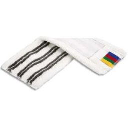 Frange Vileda MicroLite poche et languette en microfibre polyester - L42 x H2 x P10 cm - blanc/noir
