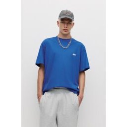 Pull&Bear T-Shirt Avec Écusson Stwd Bleu profond L male