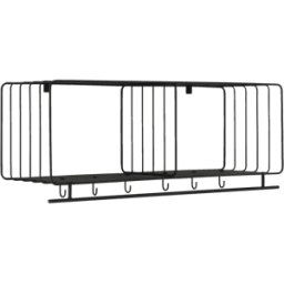 Scandi Living Étagère à chapeaux Nod 90 cm Black