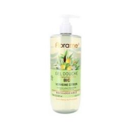 Florame Gel Douche Verveine Citron Rechargeable Biologique 750 ML - Flacon-Pompe 750 ml