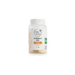 Belle & Bio Acérola Complément Alimentaire Bio 30 Comprimés - Pot 30 Comprimés