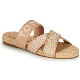 Mules Tommy Hilfiger TOMMY WEBBING FLAT ESPADRILLE Beige