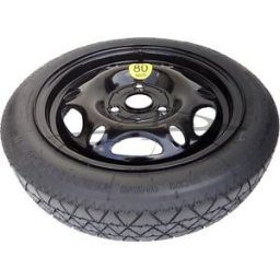 Extradeon Kit - Roue de secours SMART FORTWO I R15 3x112x57,1 + Clé gola + Cric + House pour cric