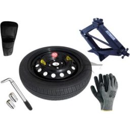 Extradeon Kit - Roue de secours KIA PICANTO I R15 4x100x54,1 + Clé gola + Cric + House pour cric