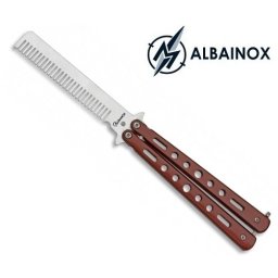 Couteau papillon balisong 22cm - Peigne brosse cheveux